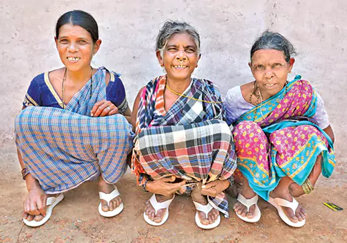 Pavan kalyan helped tribals with new sandals.